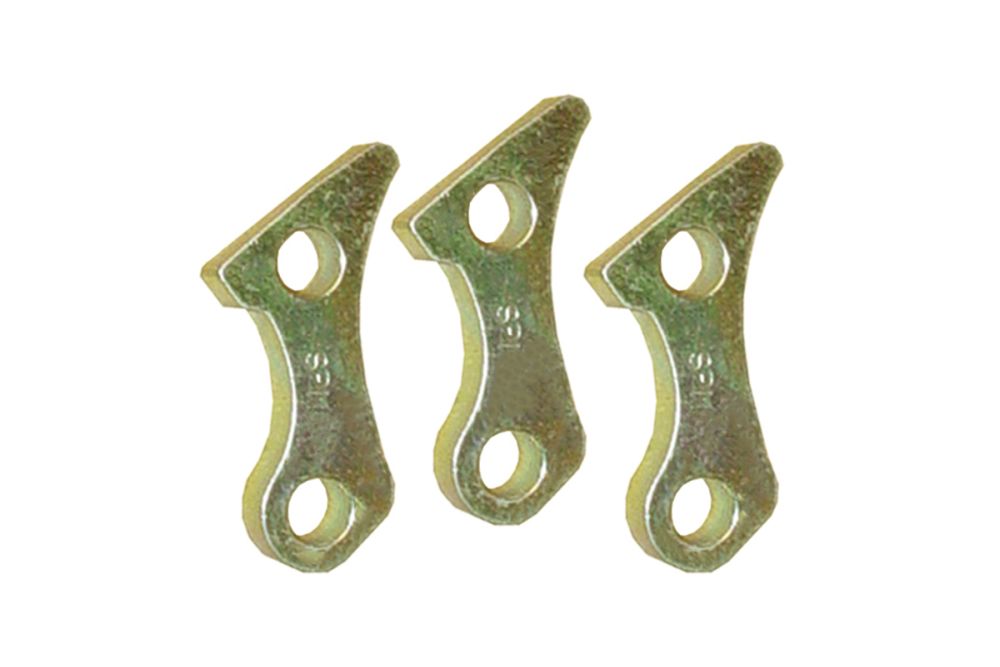 Rampas rectas TRA2 297-Duplicación (juego de 3) Revestidas de zinc 121-134