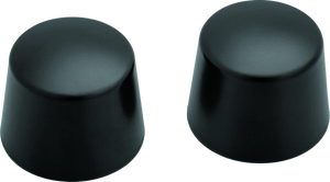 Kuryakyn Satin Black Front Axle Nut Caps 1229