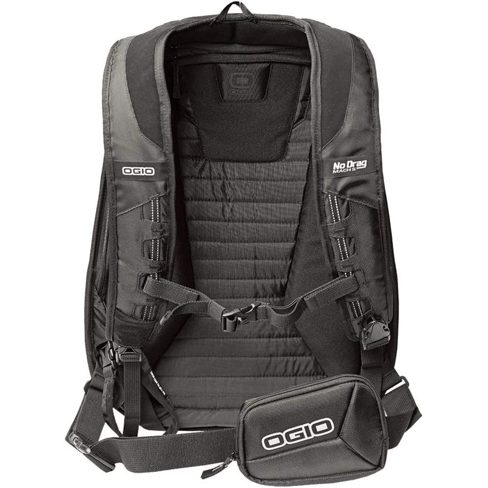 Ogio Mach 5 Stealth Black Motorcycle Backpack - 123006_36