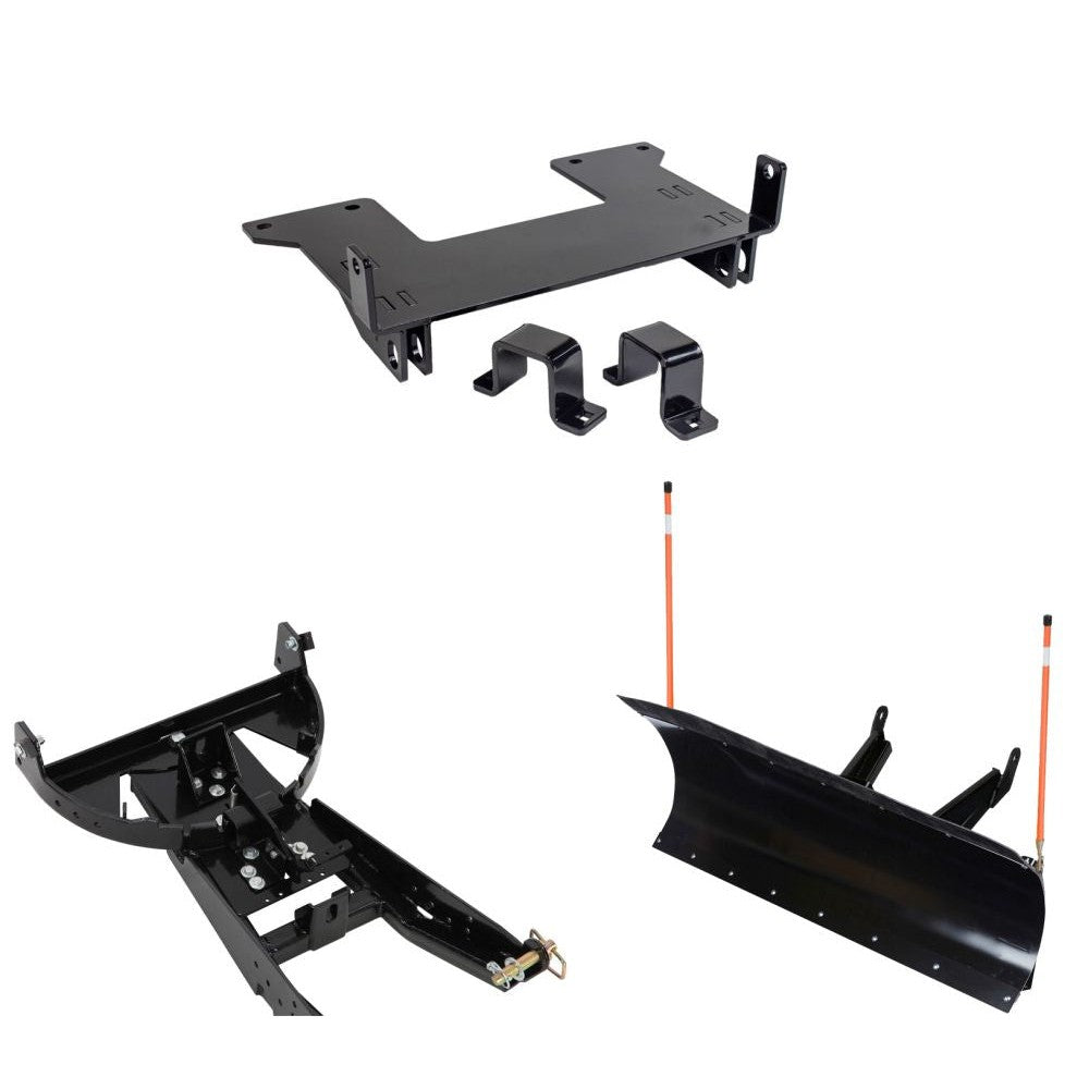 Denali Black UTV Snow Plow Kit For Honda Pioneer 700-4 SXS700M4 2014-2021