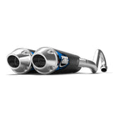 HMF Muffler Kawasaki KFX 700 04-10 Black Competition Dual Full System Exhaust Euro End Cap