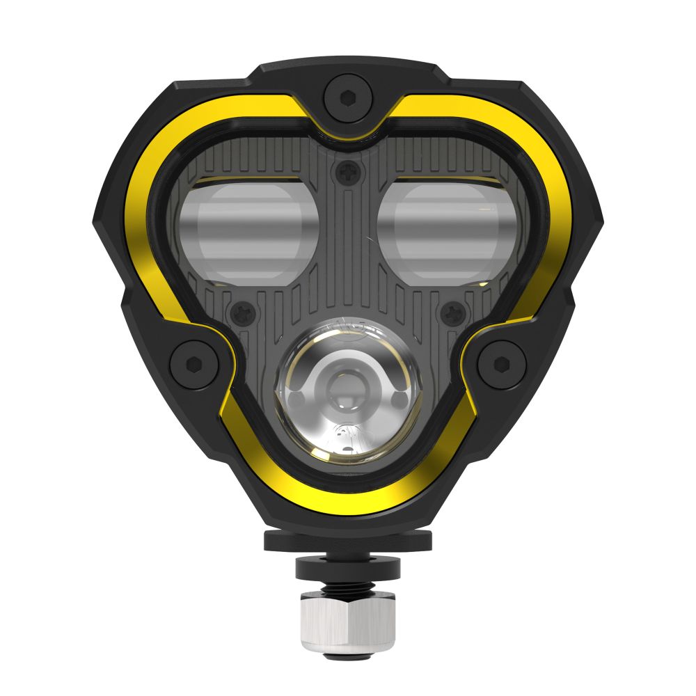 KC HiLiTES FLEX ERA 3 Dual Mode SAE Fog LED Light Pod - Single Light Master Kit