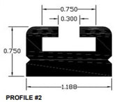 SPI Black Slide Runner Profile 2 66" 102-66-80