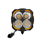 KC HiLiTES FLEX ERA 4 - Single Master LED Light Pod Kit 1289