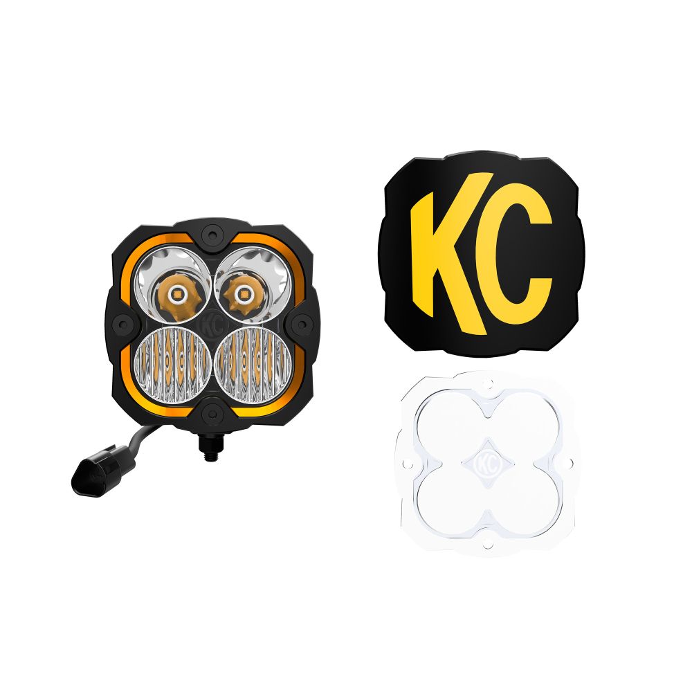 KC HiLiTES FLEX ERA 4 - Single Master LED Light Pod Kit 1289