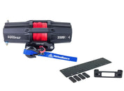 Viper V2 UTV Winch Kit 4500 lb Standard Spool With 40 Feet Black Synthetic Rope With Mount For Honda Pioneer 1000-5 2016-2021
