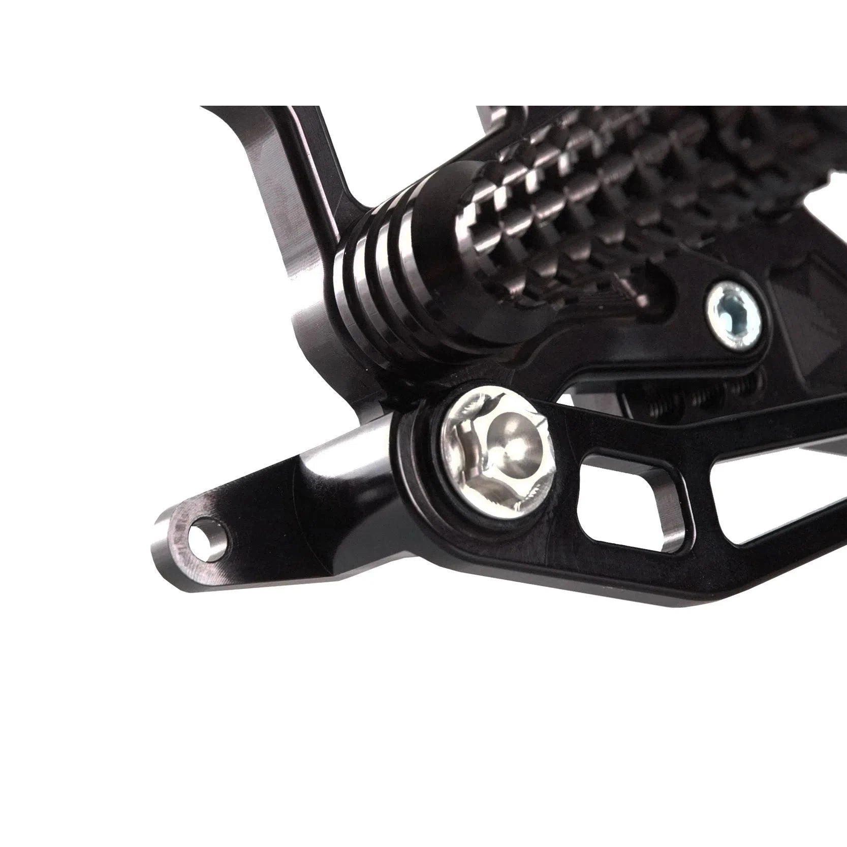 Vortex Racing Adjustable Rear Set Black - RS681K