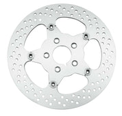 Bikers Choice Stainless Steel Mirror Rotors For Harley-Davidson FLH, FLT, FXST, FLST, FXD 2000-2017 Front