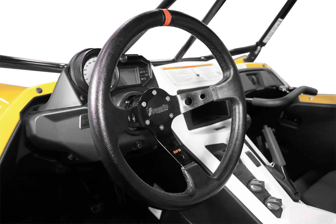 Quick-Release Hub Kit For DragonFire Steering Wheels - 2016+ Yamaha/ Honda Pioneer - Black - 04-5014