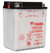 Yuasa Conventional 12N143A 12 Volt Battery YUAM2241B