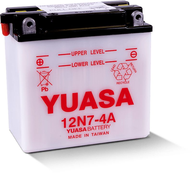 Yuasa Conventional 12N74A 12 Volt Battery YUAM2274A