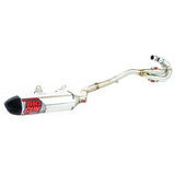 Big Gun EXO Full Exhaust System Brushed With Black Tip 13-2663