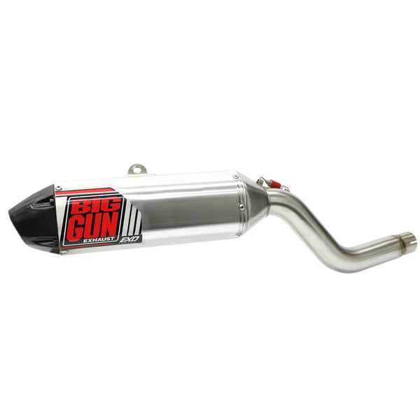 Big Gun EXO Slip-On Exhaust Brushed With Black Tip 13-4632
