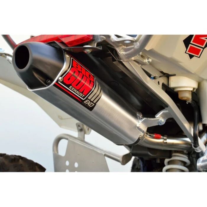 Big Gun EXO Full Exhaust System Brushed With Black Tip 13-5463