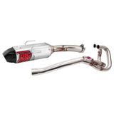 Big Gun EXO Full Exhaust System Brushed With Black Tip 13-76113