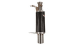 Silenciador ligero Straightline de fibra de carbono/acero inoxidable para montaña, ahorro de peso de 14 libras