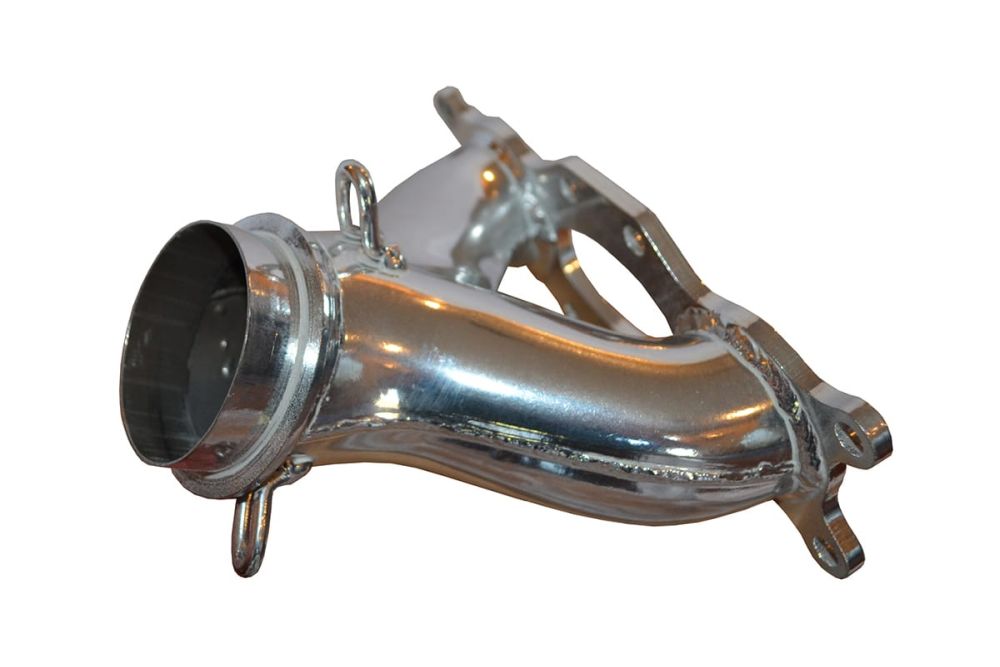 Tubo en Y recto con revestimiento cerámico (solo chasis Pro Ride), ganancia de 2 HP, 132-105