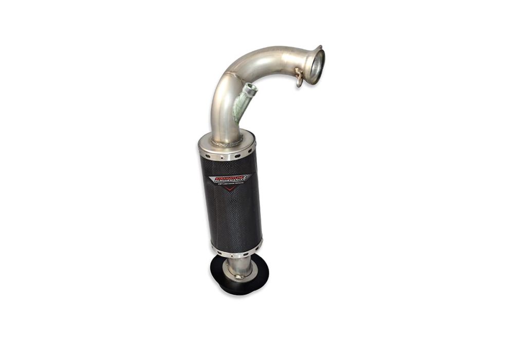 Straightline Carbon Fiber muffler 11lbs weight savings 132-147