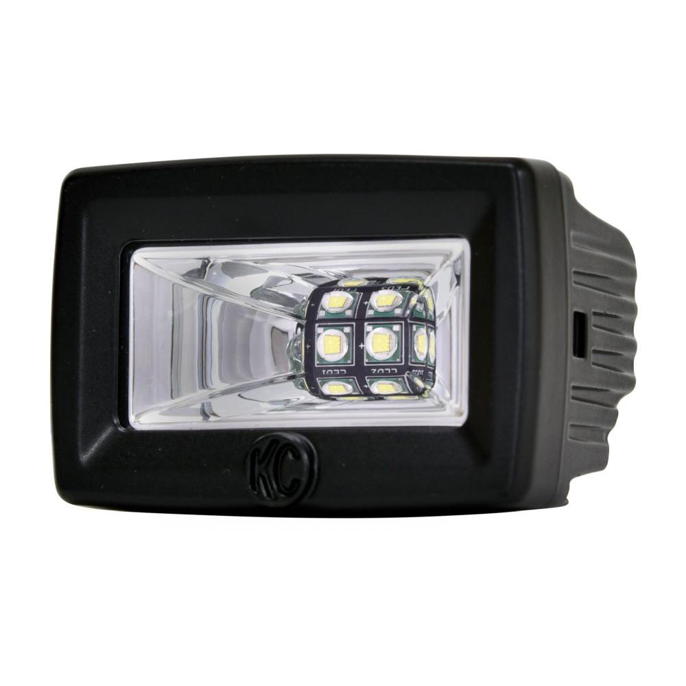 KC HiLiTES 2" C-Series C2 LED - Single Light - 20W Flood Beam 1328