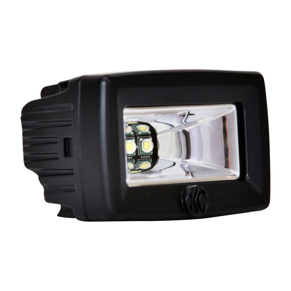 KC HiLiTES 2" C-Series C2 LED - Single Light - 20W Flood Beam 1328