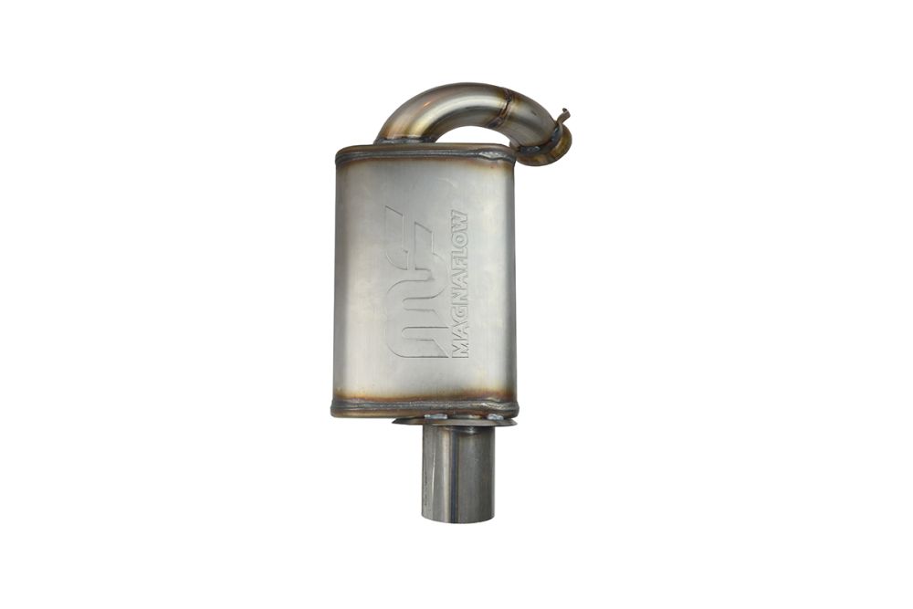 Straightline lightweight Muffler Stainless Steel 2 HP, 10 LB weight savings