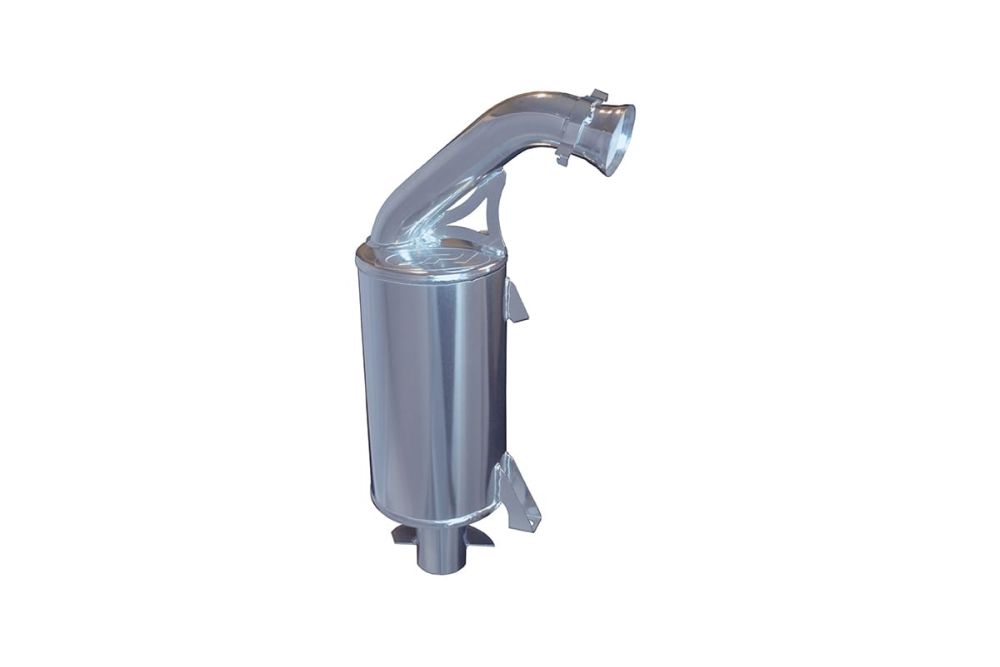 Straightline Lightweight Muffler Ceramic coated 7.5 lbs. weight savings 134-193
