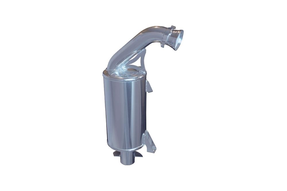 Straightline Lightweight Muffler Ceramic Coated (SAE Compliant Muffler) 7.5 lbs. Weight Savings