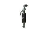 Silenciador de fibra de carbono de línea recta de acero inoxidable, ahorro de peso de 13 lb (134-202)