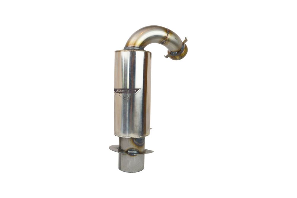 Straightline Ultra-light Race Muffler Stainless Steel 2 HP 13 LB weight savings