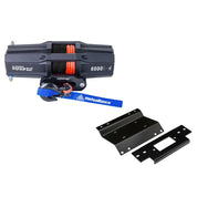 Viper V2 ATV Winch Kit 4500 lb Standard Spool With 40 Feet Black Synthetic Rope With Mount For Honda Foreman 400/450 1997-2002