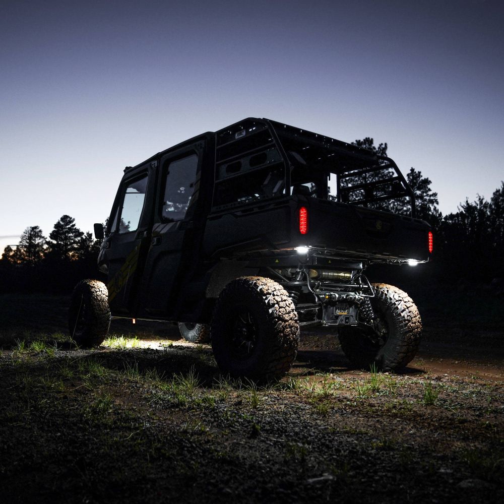 KC HiLiTES Cyclone V2 LED - Single Light - Clear Lens - 5W Flood Beam 1358