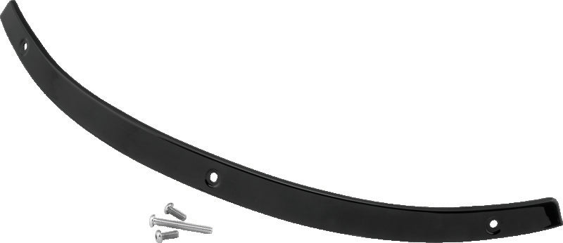 Kuryakyn Gloss Black Smooth Windshield Trim 1389