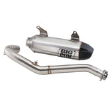 Big Gun EXO S Slip-On Exhaust Stainless Steel With Black Tip 14-1682