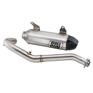 Big Gun EXO S Slip-On Exhaust Stainless Steel With Black Tip 14-1682