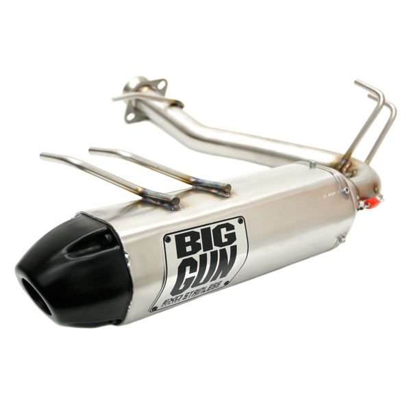Big Gun EXO S Slip-On Exhaust Stainless Steel With Black Tip 14-1692