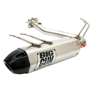Big Gun EXO S Slip-On Exhaust Stainless Steel With Black Tip 14-1692
