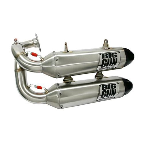 Big Gun EXO S Dual Slip-On Exhaust Stainless Steel With Black Tips 14-1712