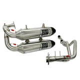 Big Gun EXO S Dual Full Exhaust System Stainless Steel With Black Tips 14-1713
