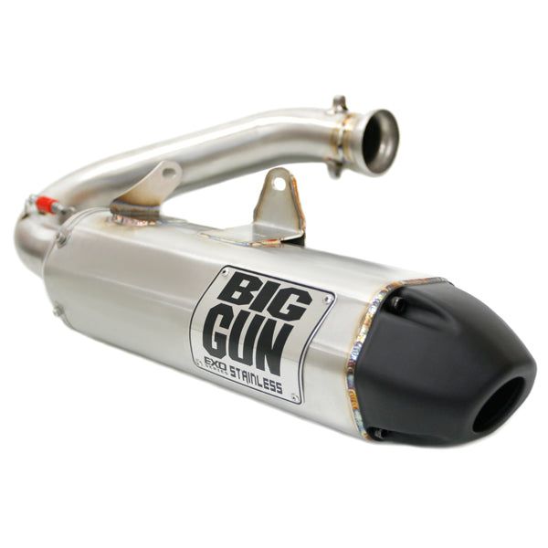 Big Gun EXO S Slip-On Exhaust Stainless Steel With Black Tip 14-2252