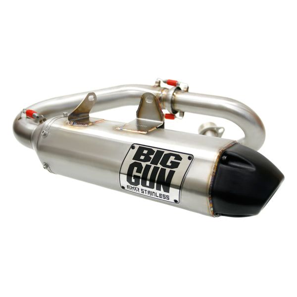 Big Gun EXO S Full Exhaust System Stainless Steel With Black Tip 14-2253