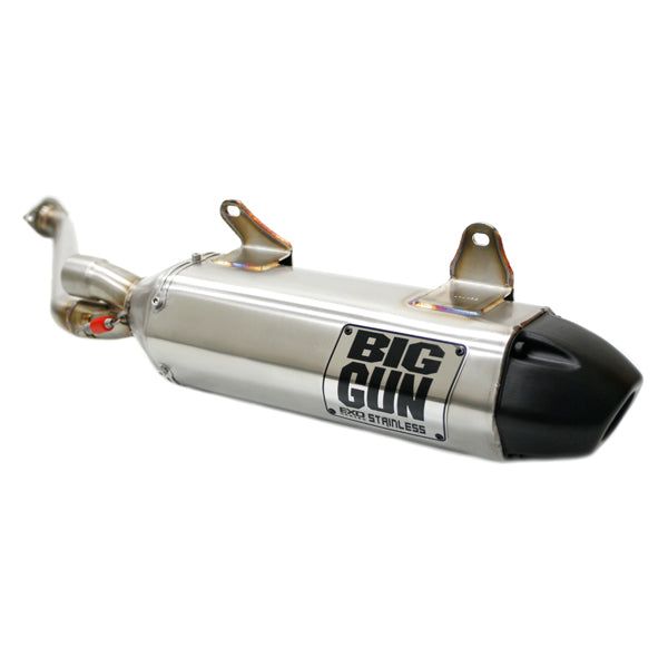 Big Gun EXO S Slip-On Exhaust Stainless Steel With Black Tip 14-4652