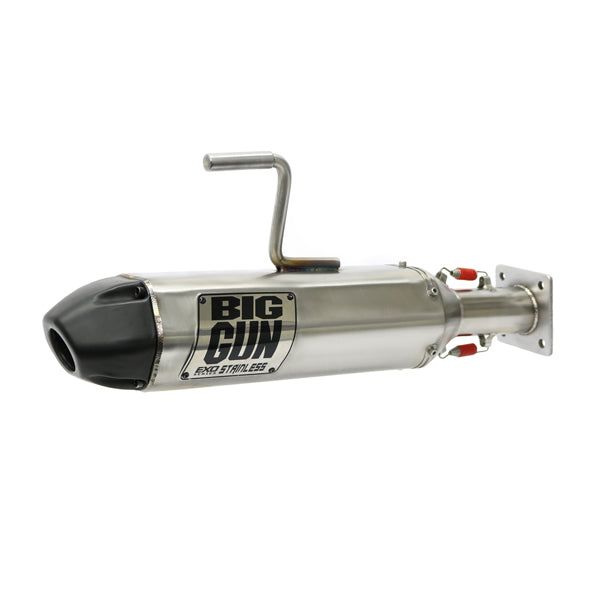Big Gun EXO S Slip-On Exhaust Stainless Steel With Black Tip 14-4692