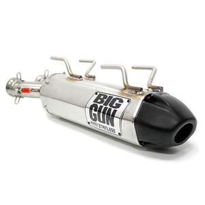Big Gun EXO S Slip-On Exhaust Stainless Steel With Black Tip 14-5702