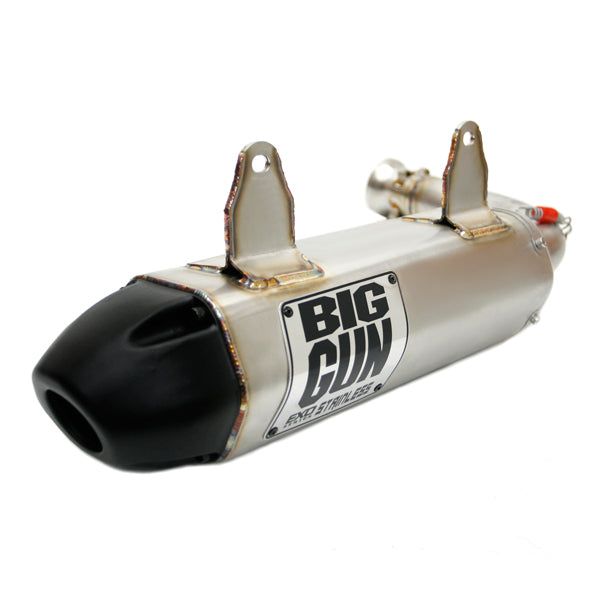 Big Gun EXO S Slip-On Exhaust Stainless Steel With Black Tip 14-6922