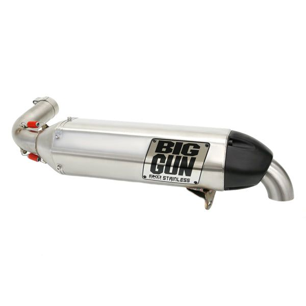 Big Gun EXO S Slip-On Exhaust Stainless Steel With Black Tip 14-6972