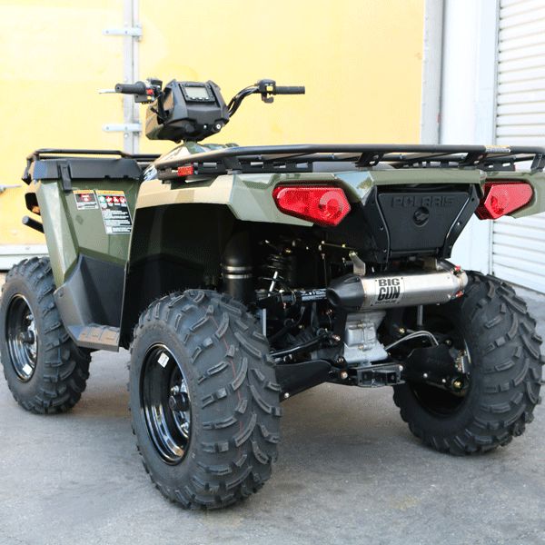 Big Gun EXO S Slip-On Exhaust Stainless Steel With Black Tip 14-7532