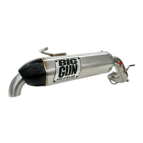 Big Gun EXO S Slip-On Exhaust Stainless Steel With Black Tip 14-7542