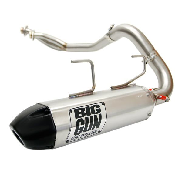 Big Gun EXO S Full Exhaust System Stainless Steel With Black Tip 14-7613