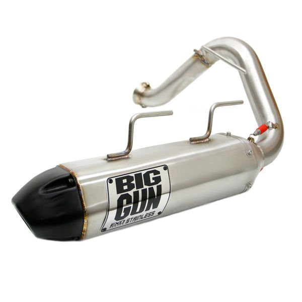 Big Gun EXO S Slip-On Exhaust Stainless Steel With Black Tip 14-7622