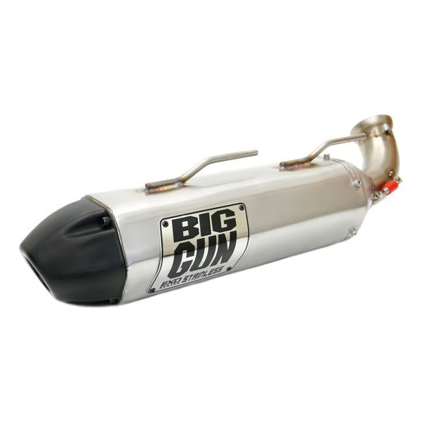 Big Gun EXO S Slip-On Exhaust Stainless Steel With Black Tip 14-7642